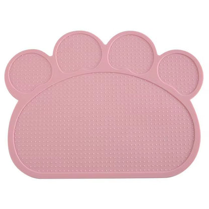 Waterproof Pet Mat for Dog Cat Silicone Pet Food Pad Pet Bowl Drinking Mat Dog Feeding Placemat Easy Washing