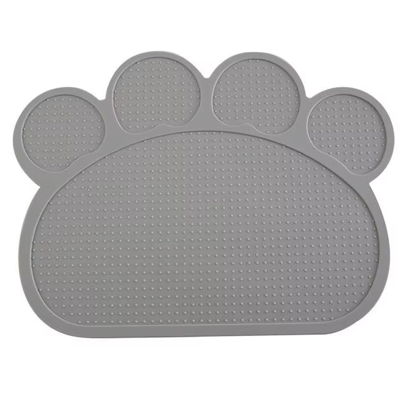 Waterproof Pet Mat for Dog Cat Silicone Pet Food Pad Pet Bowl Drinking Mat Dog Feeding Placemat Easy Washing