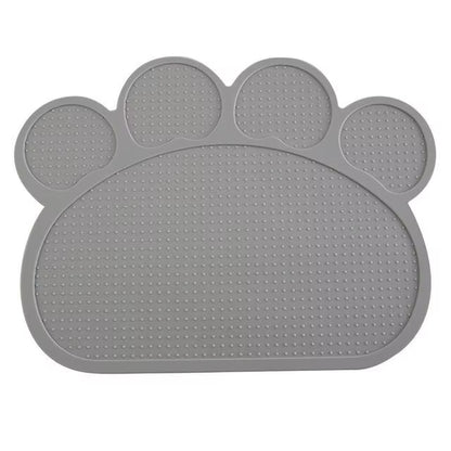 Waterproof Pet Mat for Dog Cat Silicone Pet Food Pad Pet Bowl Drinking Mat Dog Feeding Placemat Easy Washing